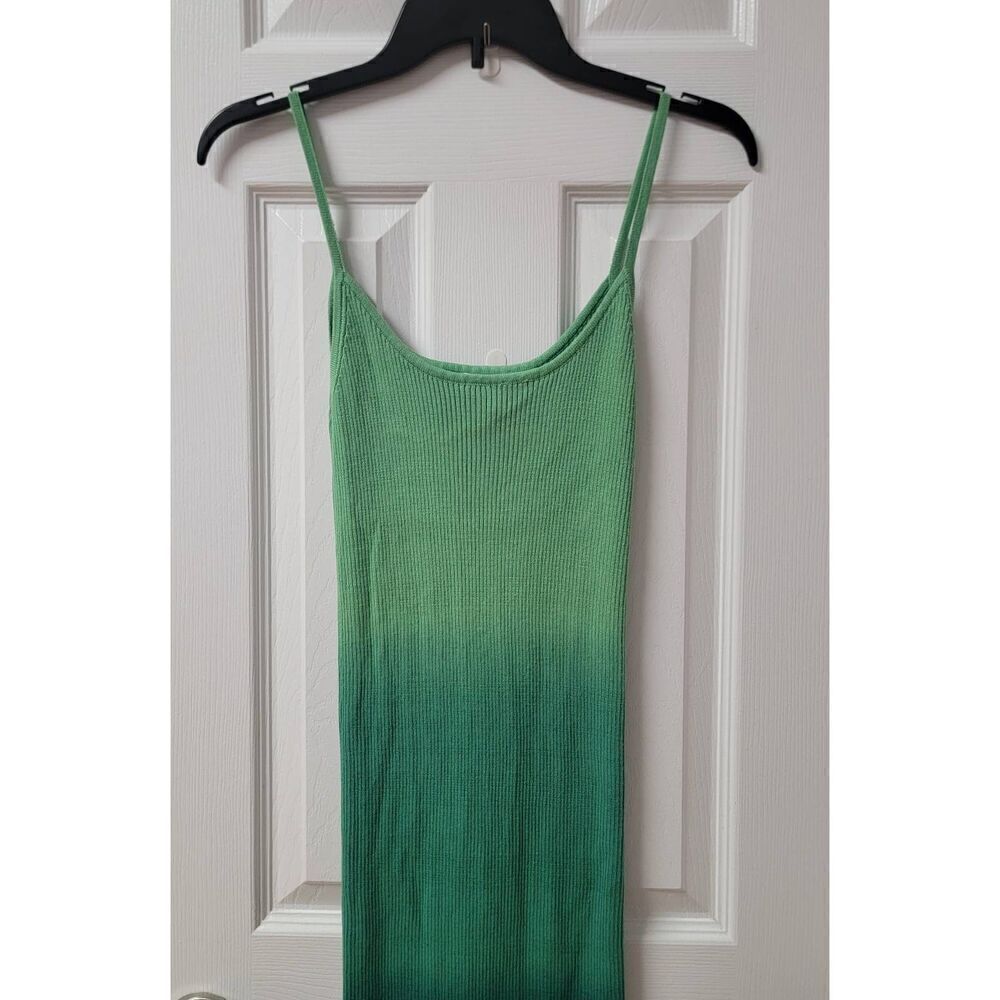 Mango Ombre Knit Slit Dress S - Picture 2 of 7
